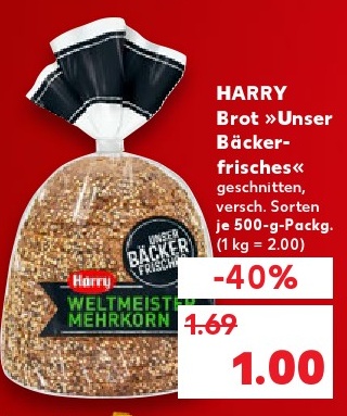 Harry Brot »Unser Bäcker-frisches«