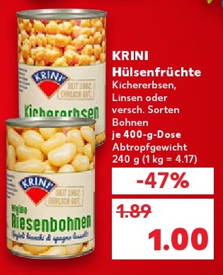 KRINI Hülsenfrüchte