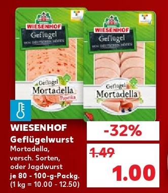 WIESENHOF Geflügel Mortadella