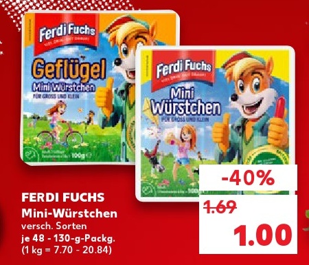 Ferdi Fuchs Mini-Würstchen