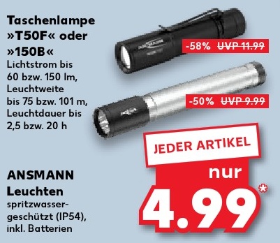 Taschenlampe »T50F« oder »150B«