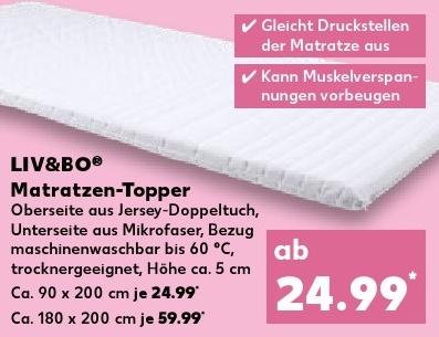LIV&BO® Matratzen-Topper