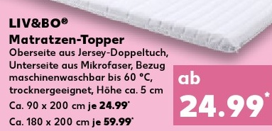 Matratzen-Topper