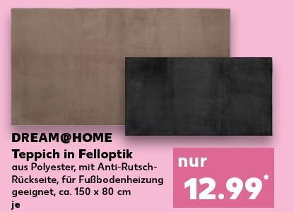 Teppich in Felloptik
