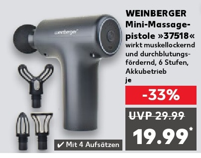 WEINBERGER Mini-Massagepistole »37518«