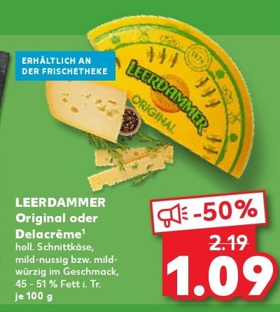 LEERDAMMER Original oder Delacrème