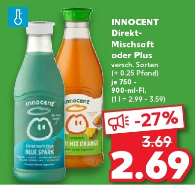 INNOCENT Direkt-Mischsaft oder Plus