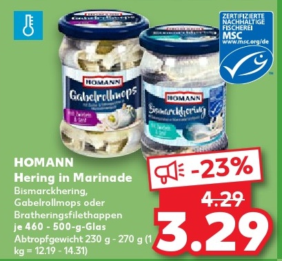 HOMANN Hering in Marinade