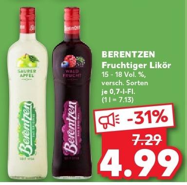 BERENTZEN Fruchtiger Likör
