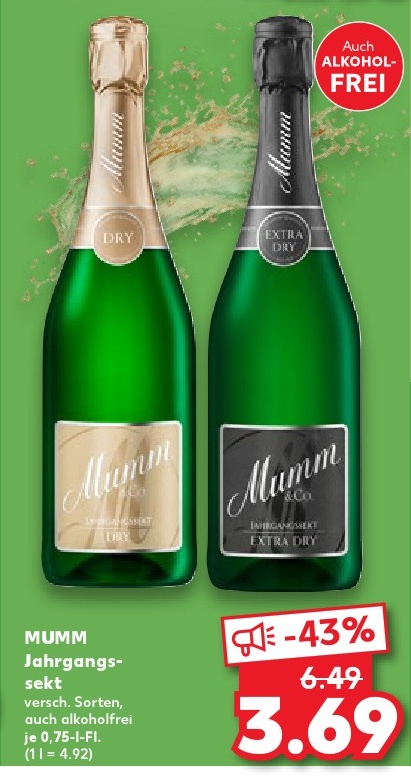 MUMM Pfahlgang+ süß
