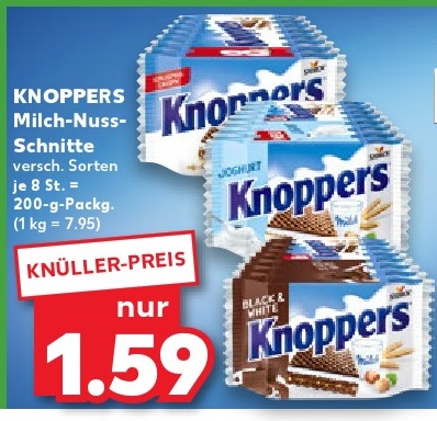 KNOPPERS Milch-Nuss-Schnitte