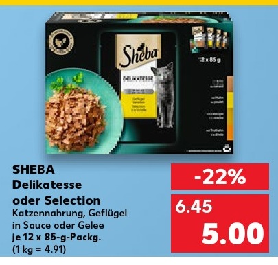 SHEBA Delikatessen oder Selection