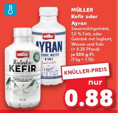 MÜLLER Kefir oder Ayran