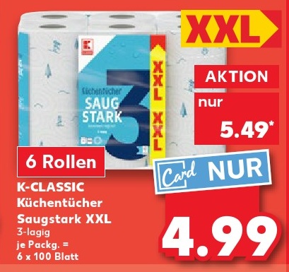 K-CLASSIC Küchentücher Saugstark XXL