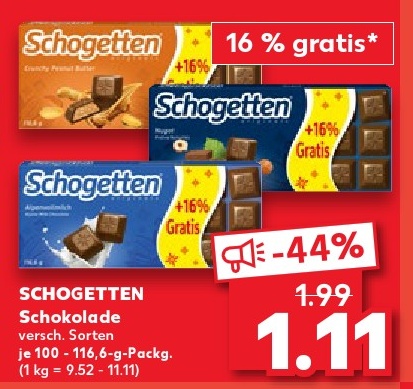 Schogetten Schokolade
