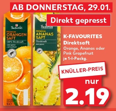 K-FAVOURITES Direktsaft