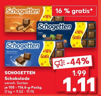 Schogetten Schokolade