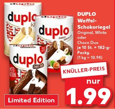 DUPO Waffel-Schokoriegel