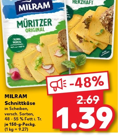 MILRAM Schnittkäse