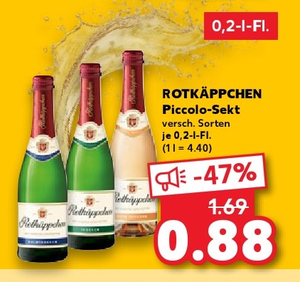 ROTKÄPPCHEN Piccolo-Sekt