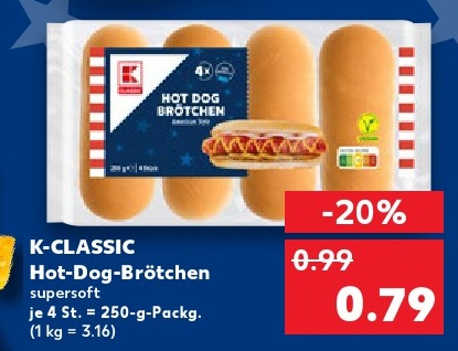 Hot-Dog-Brötchen