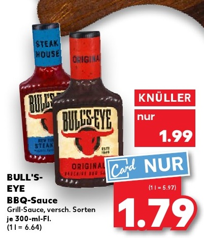 BULL'S-EYE BBQ-Sauce