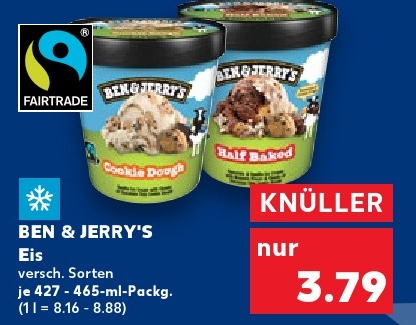 BEN & JERRY'S Eis