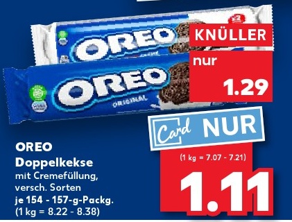 OREO Doppelkekse mit Cremefüllung