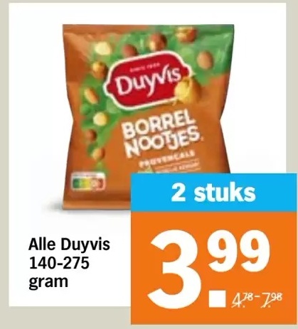 Alle Duyvis Borrelnootjes