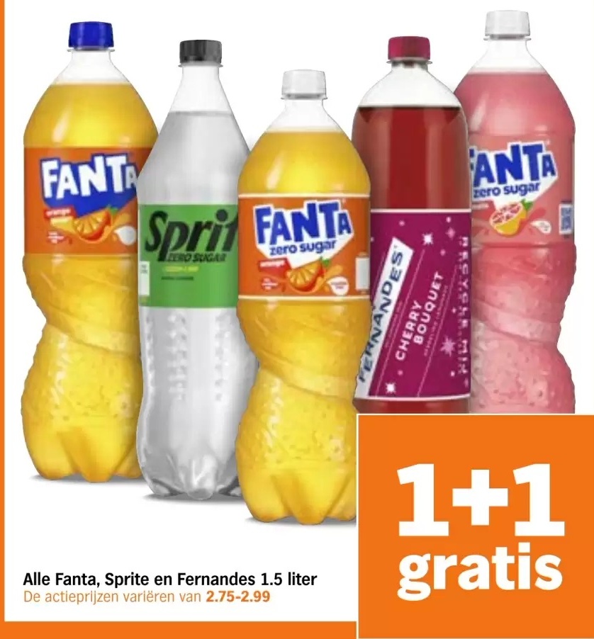Fanta, Sprite en Fernandes