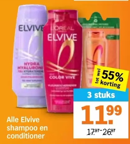 Alle Elvive shampoo en conditioner