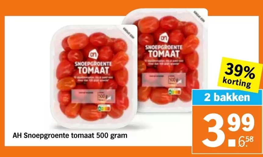 AH Snoepgroente tomaat 500 gram