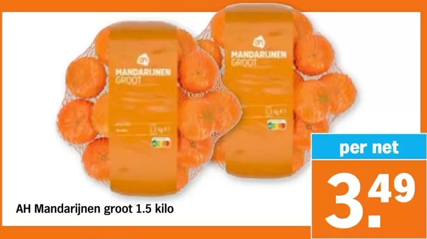 AH Mandarijnen groot 1.5 kilo