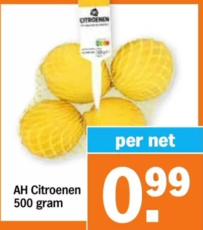 AH Citroenen 500 gram