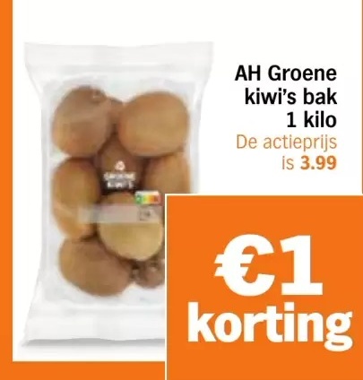 AH Groene kiwi's bak