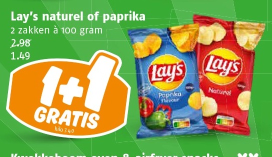 Lay's naturel of paprika