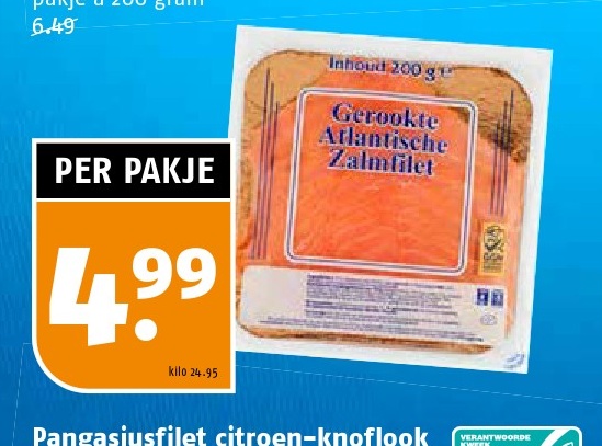 Gerookte Atlantische Zalmfilet