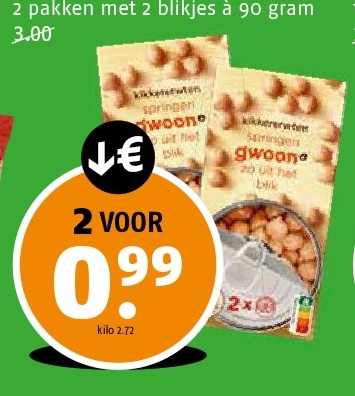 gwoon kikkererwten spruiten
