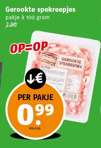 Gerookte spekreepjes