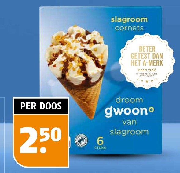 slagroom cornetts
