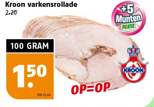 Kroon varkensrollade