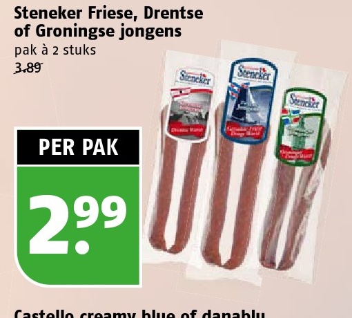 Stenekar Friese, Drentse of Groningse jongens