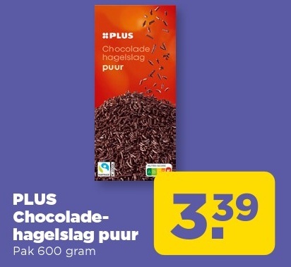 PLUS Chocolade-hagelslag puur