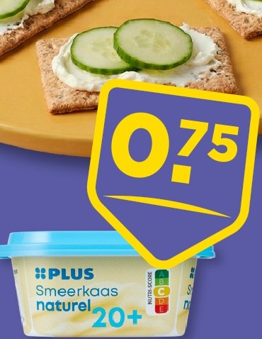 PLUS Smeerkaas natuur 20+