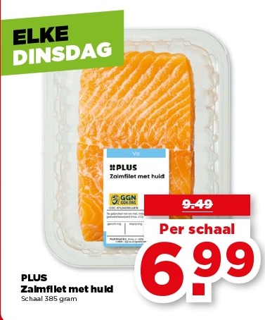 PLUS Zalmfilet met huid