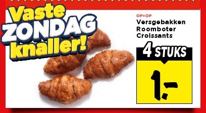 Versgebakken Roomboter Croissants