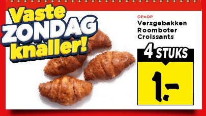 Versgebakken Roomboter Croissants