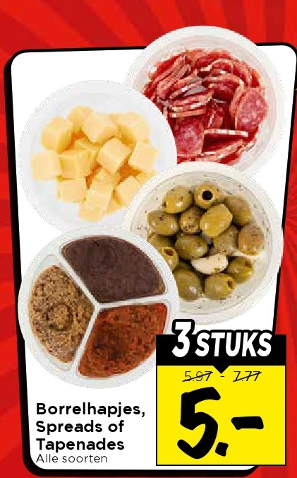 Borrelhapjes, Spreads of Tapenades