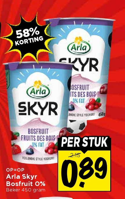 Arla Skyr Bosfruit 0%