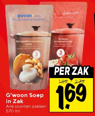 G'woon Soep in Zak